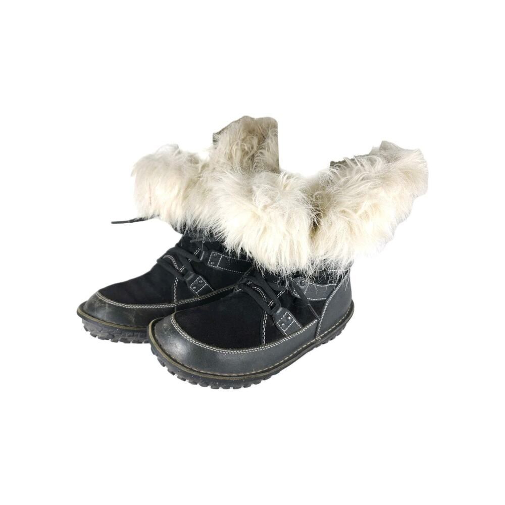 Sorel Women's Kaya US8 Black Leather Waterproof Insulated Faux Fur Winter Boot - Picture 1 of 16